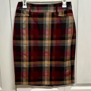 CB EST. 1962 Multi Color Plaid Skirt Pockets Size 4